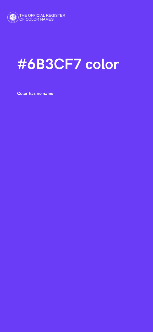 #6B3CF7 color image