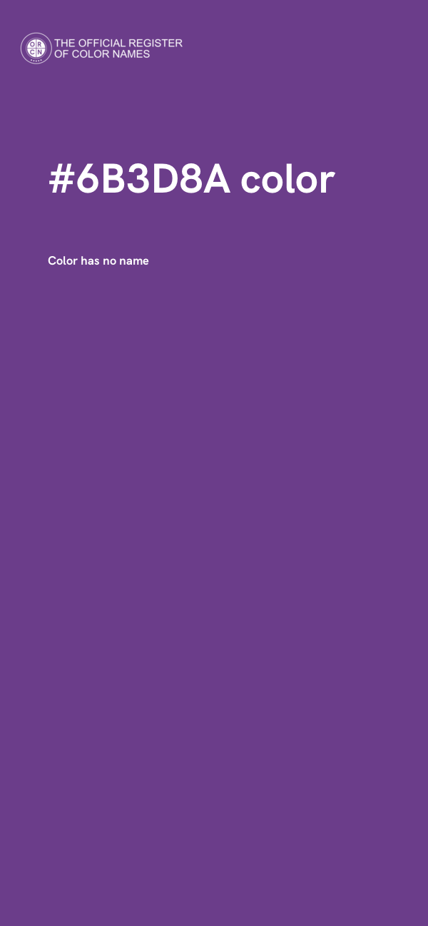 #6B3D8A color image