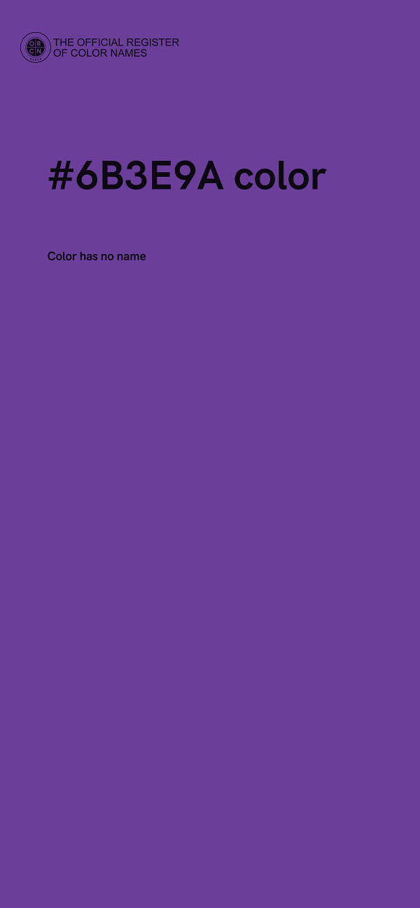 #6B3E9A color image