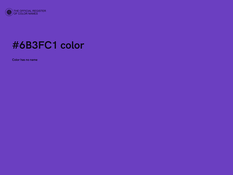 #6B3FC1 color image