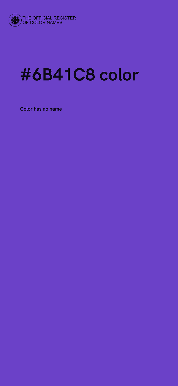 #6B41C8 color image