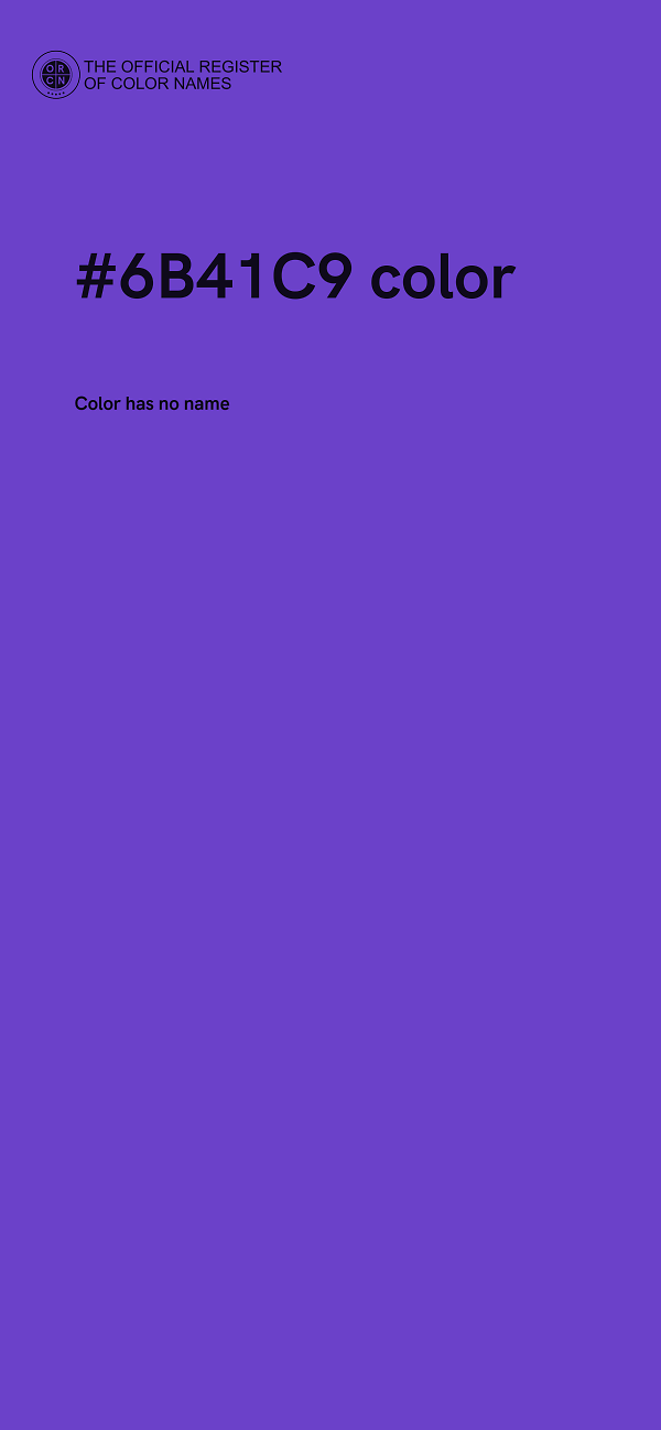 #6B41C9 color image