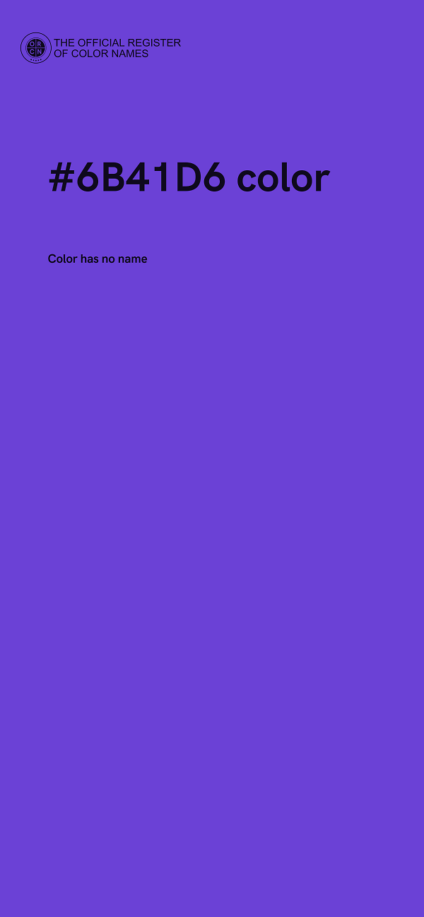 #6B41D6 color image