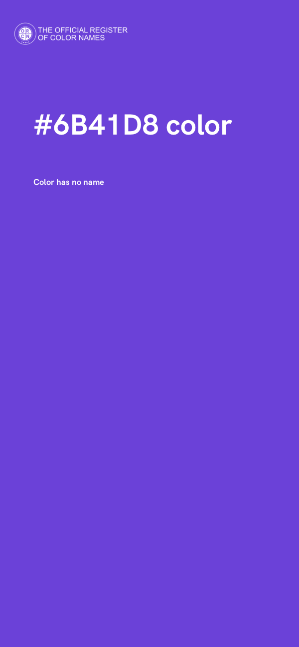 #6B41D8 color image