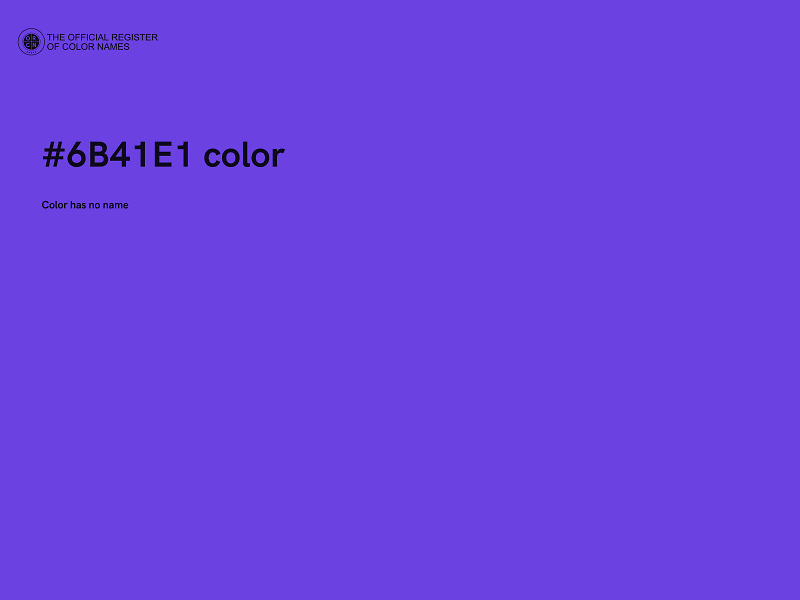 #6B41E1 color image