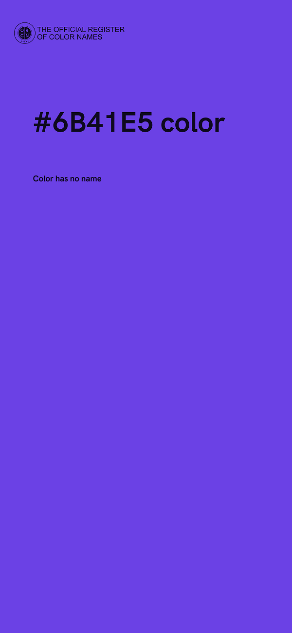 #6B41E5 color image