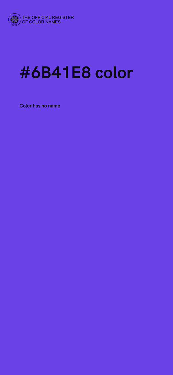 #6B41E8 color image