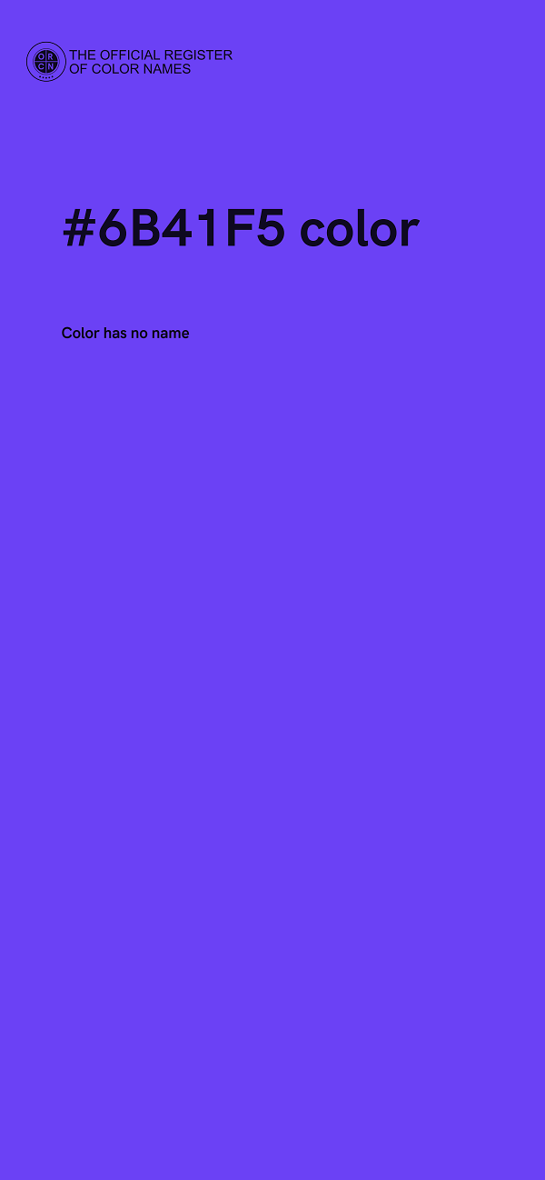 #6B41F5 color image