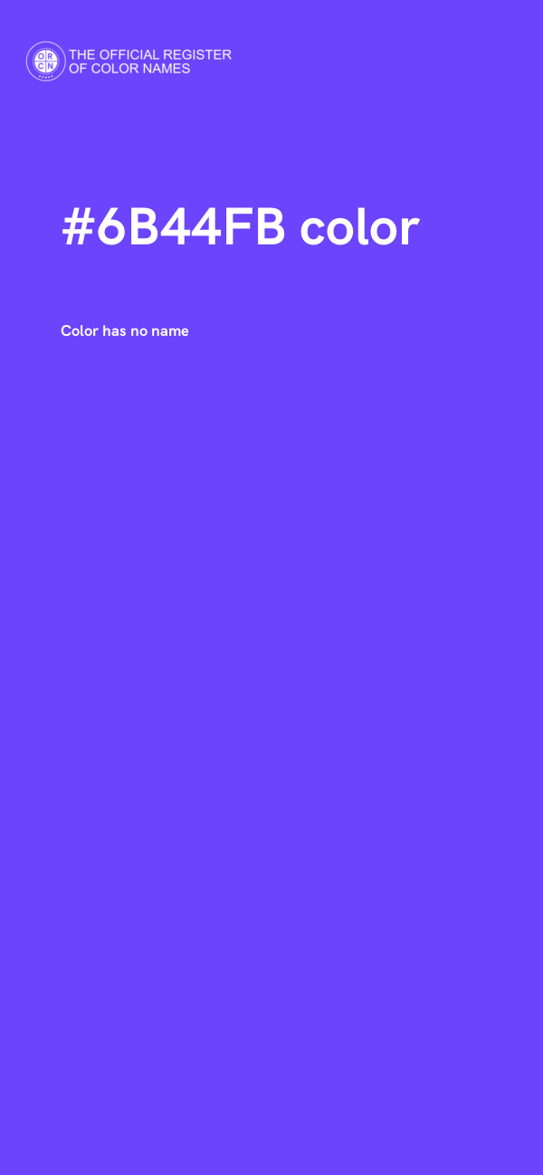 #6B44FB color image