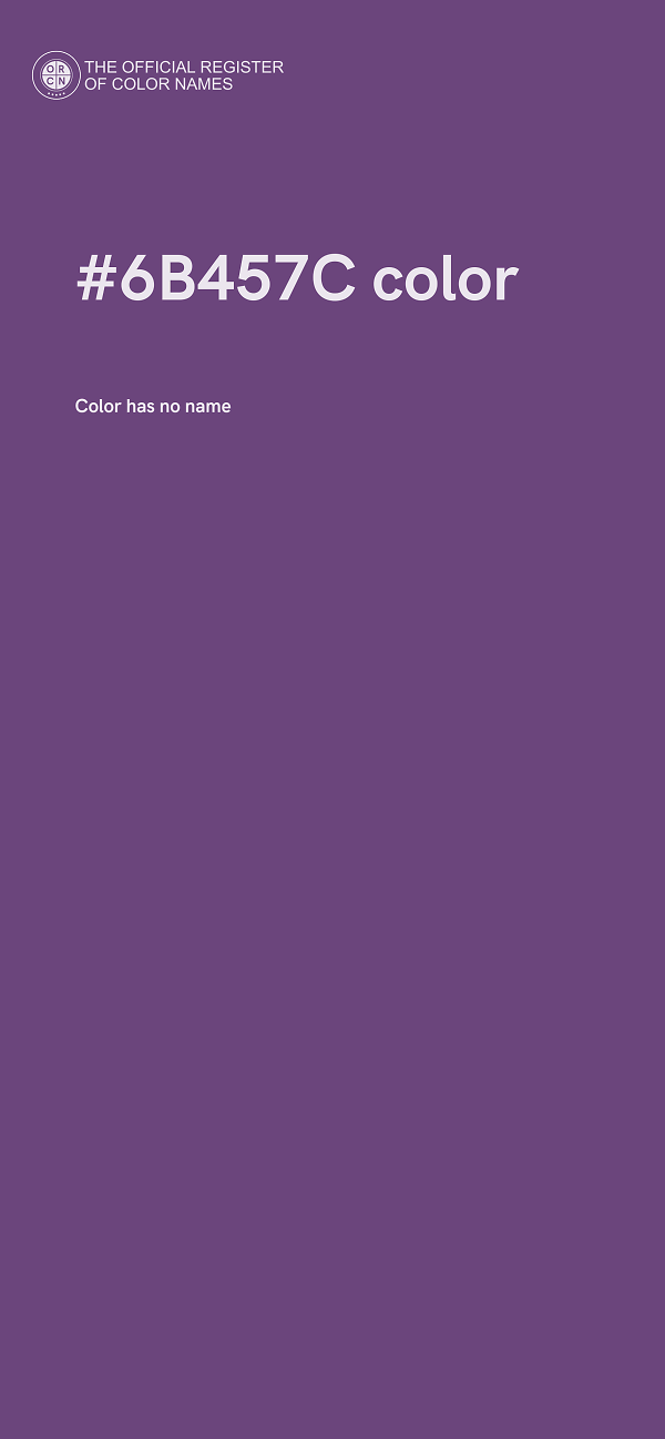 #6B457C color image