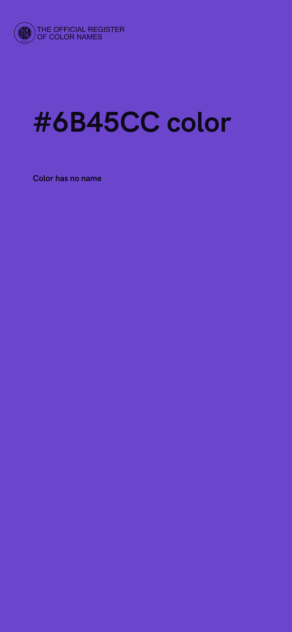 #6B45CC color image