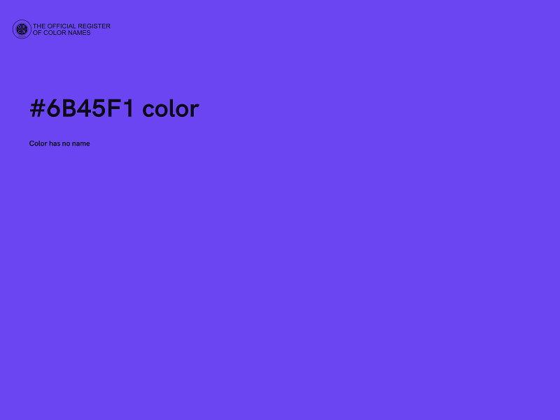 #6B45F1 color image