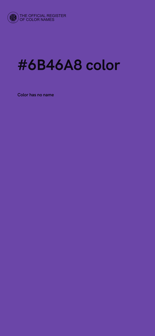 #6B46A8 color image