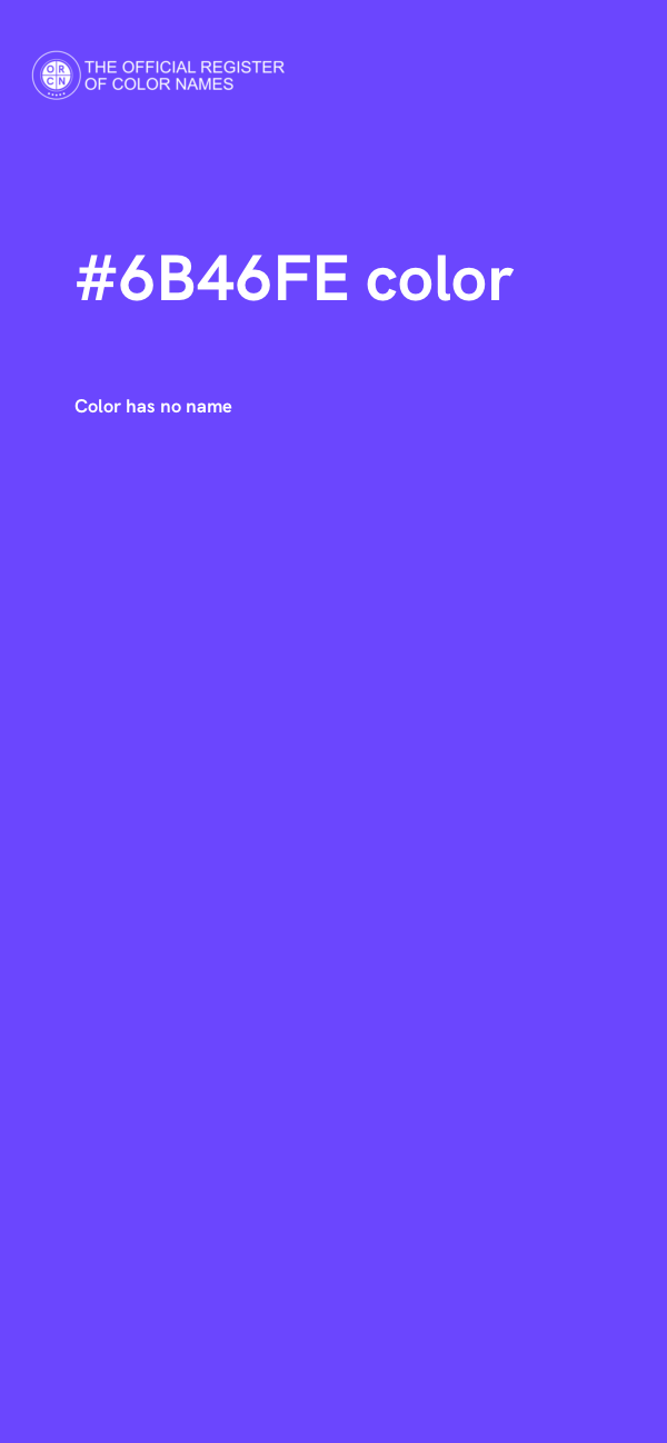 #6B46FE color image