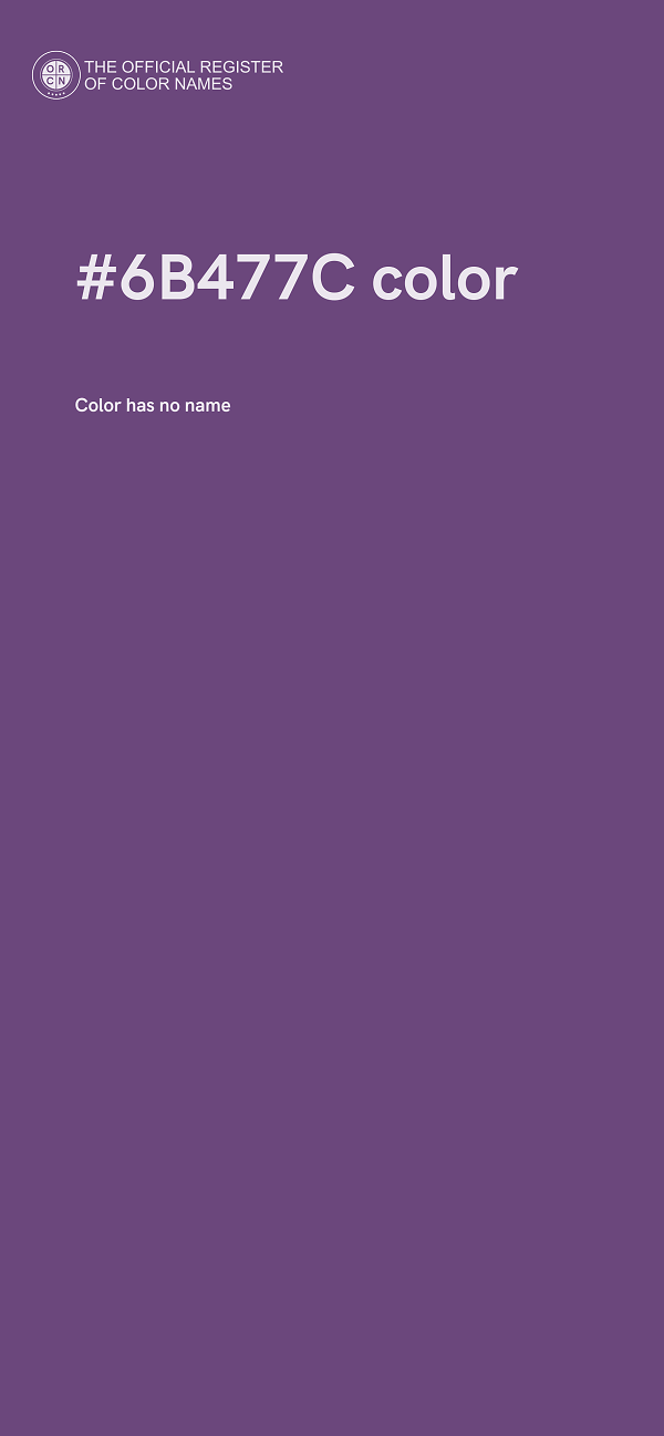 #6B477C color image