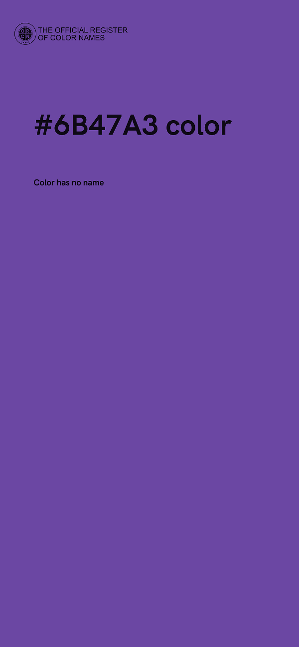 #6B47A3 color image