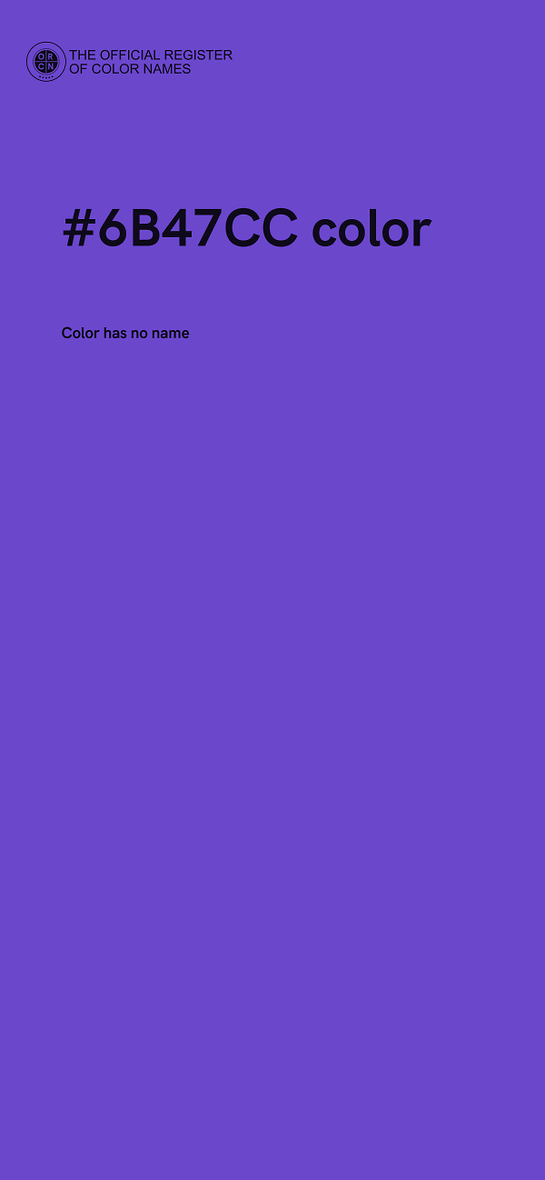 #6B47CC color image