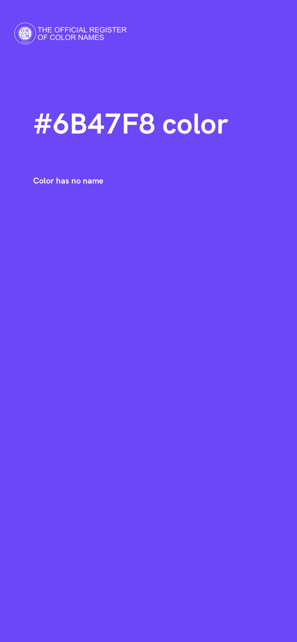 #6B47F8 color image