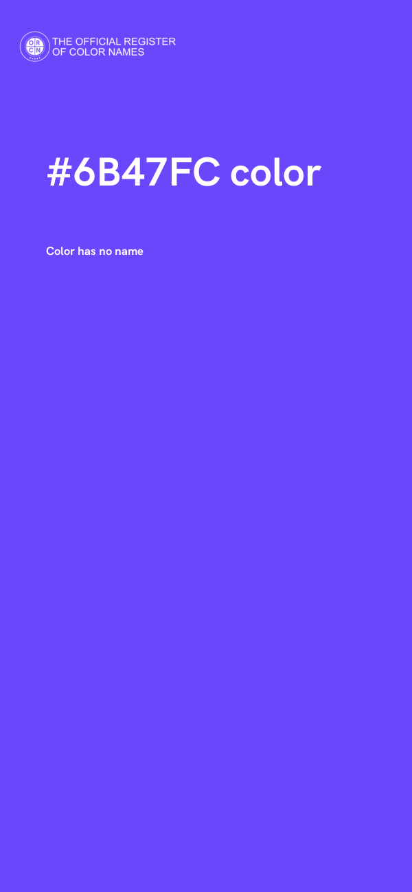 #6B47FC color image