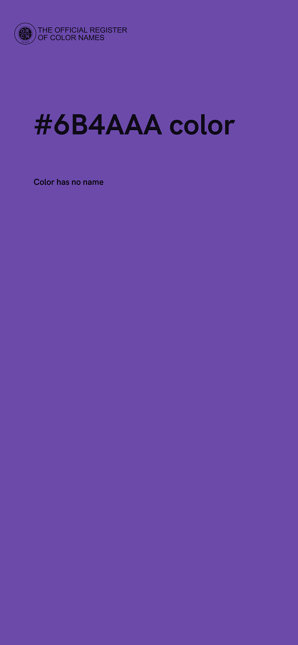 #6B4AAA color image