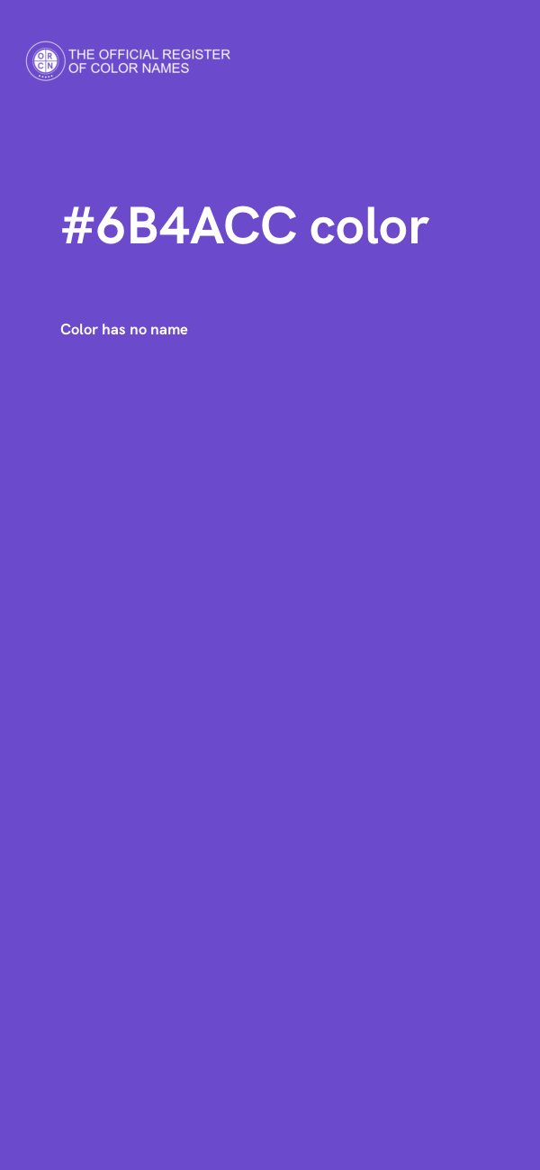 #6B4ACC color image