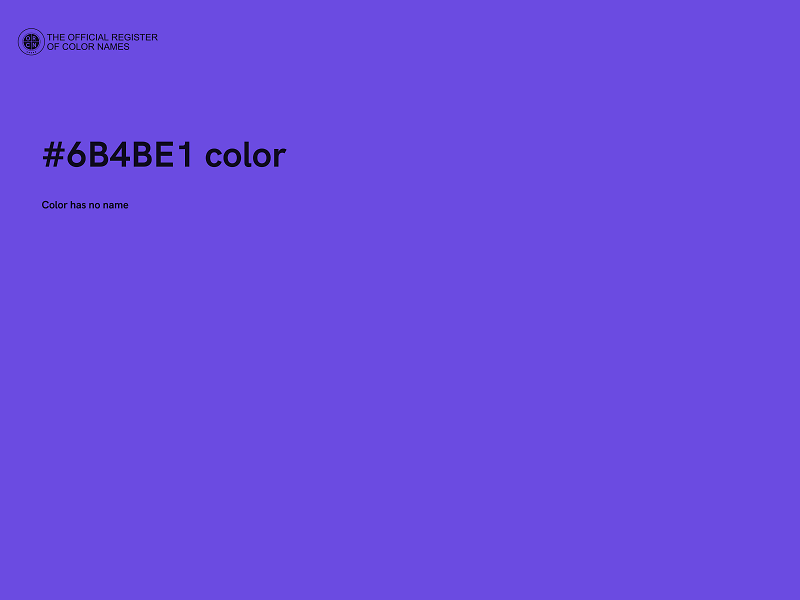 #6B4BE1 color image