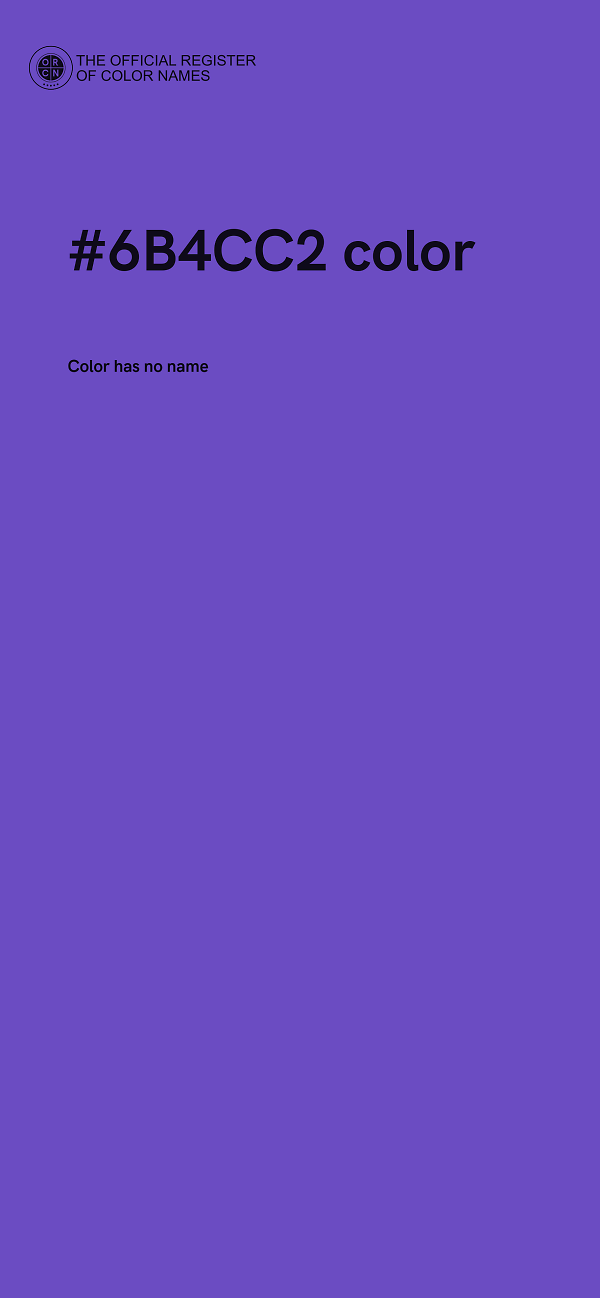 #6B4CC2 color image