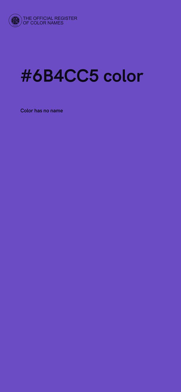 #6B4CC5 color image