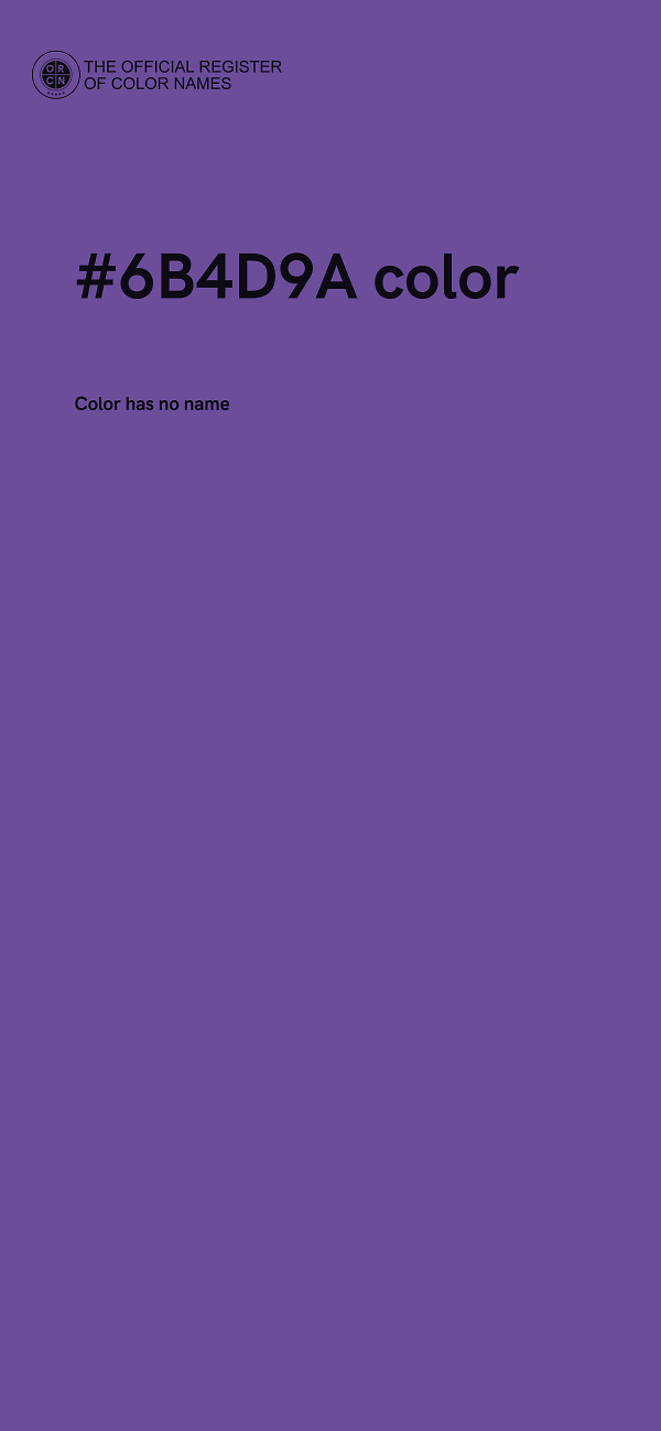#6B4D9A color image