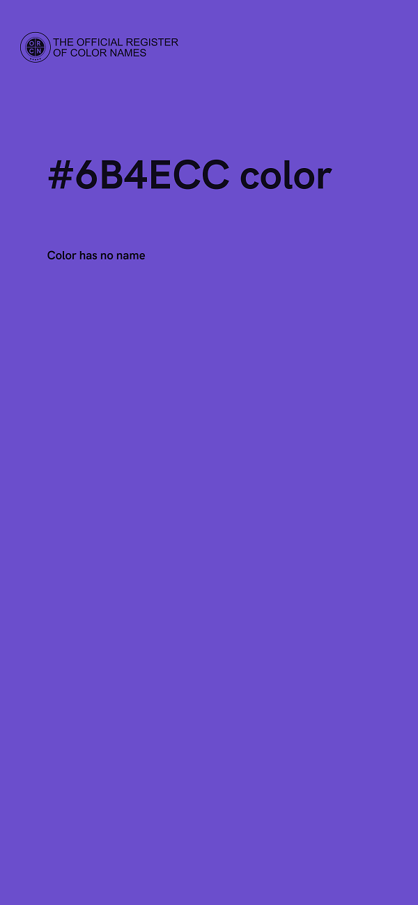 #6B4ECC color image