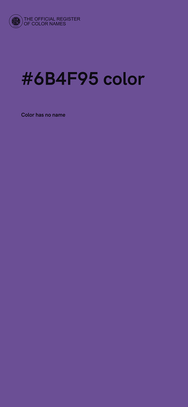 #6B4F95 color image