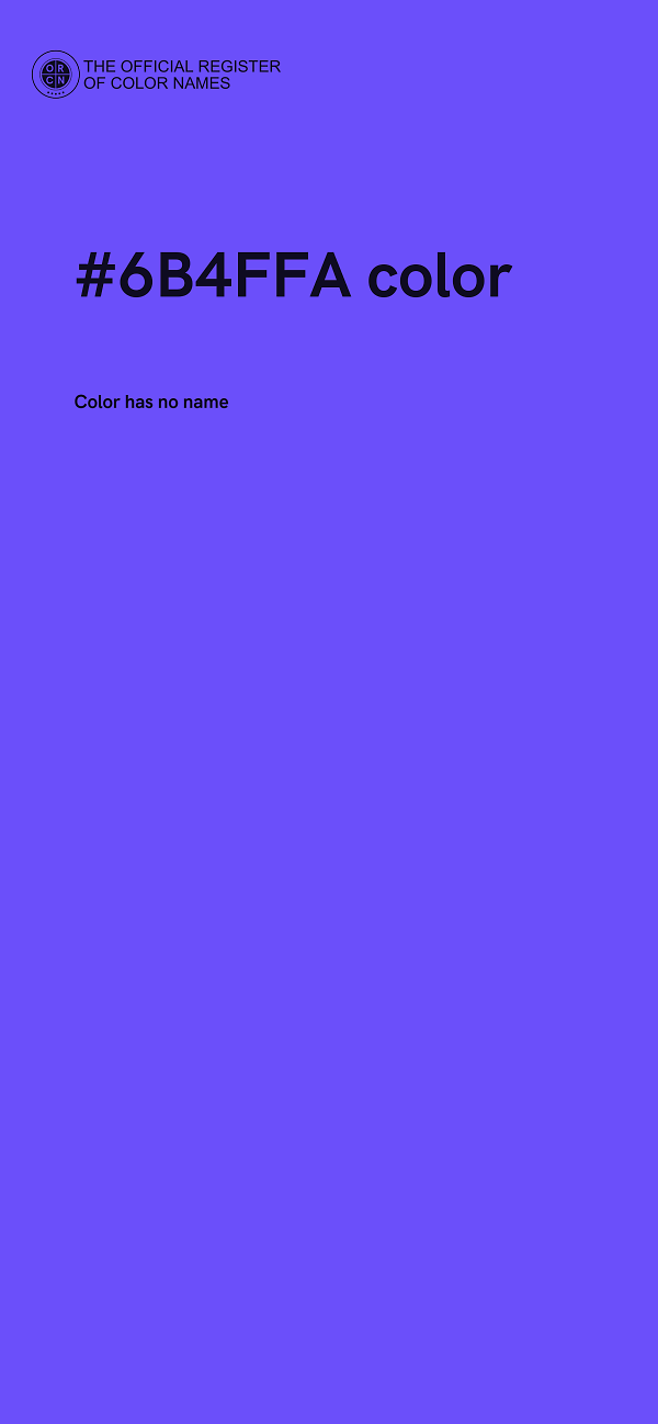 #6B4FFA color image