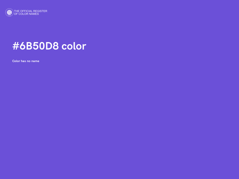 #6B50D8 color image