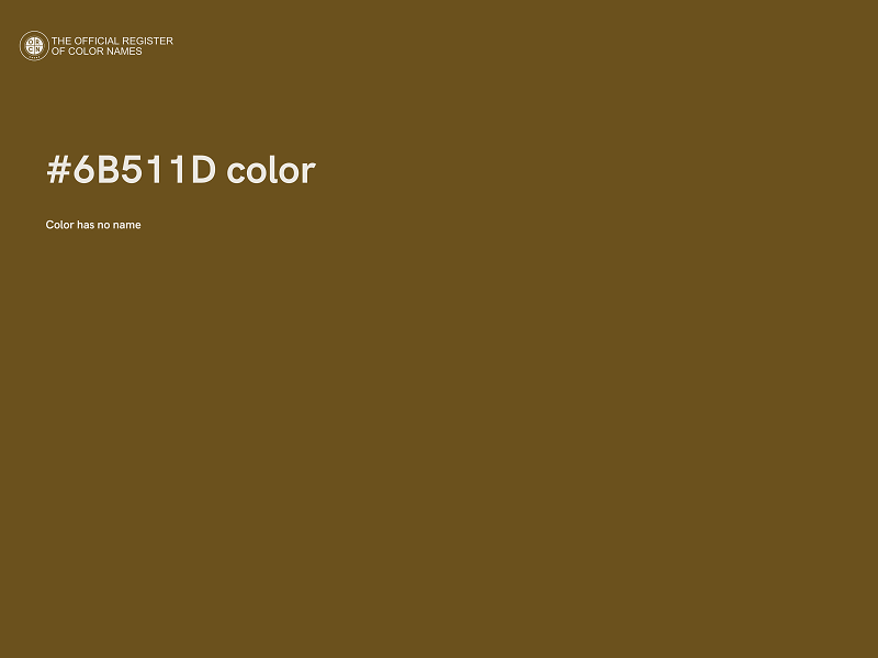 #6B511D color image