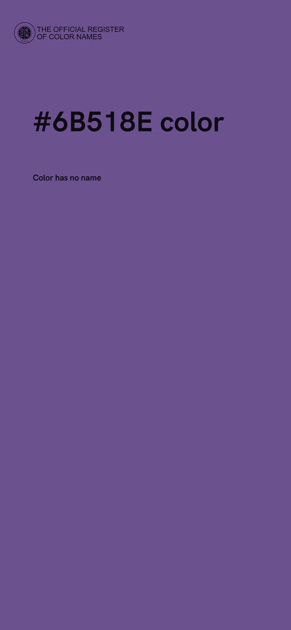 #6B518E color image