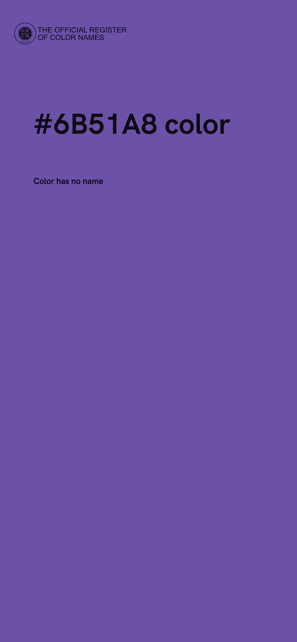 #6B51A8 color image