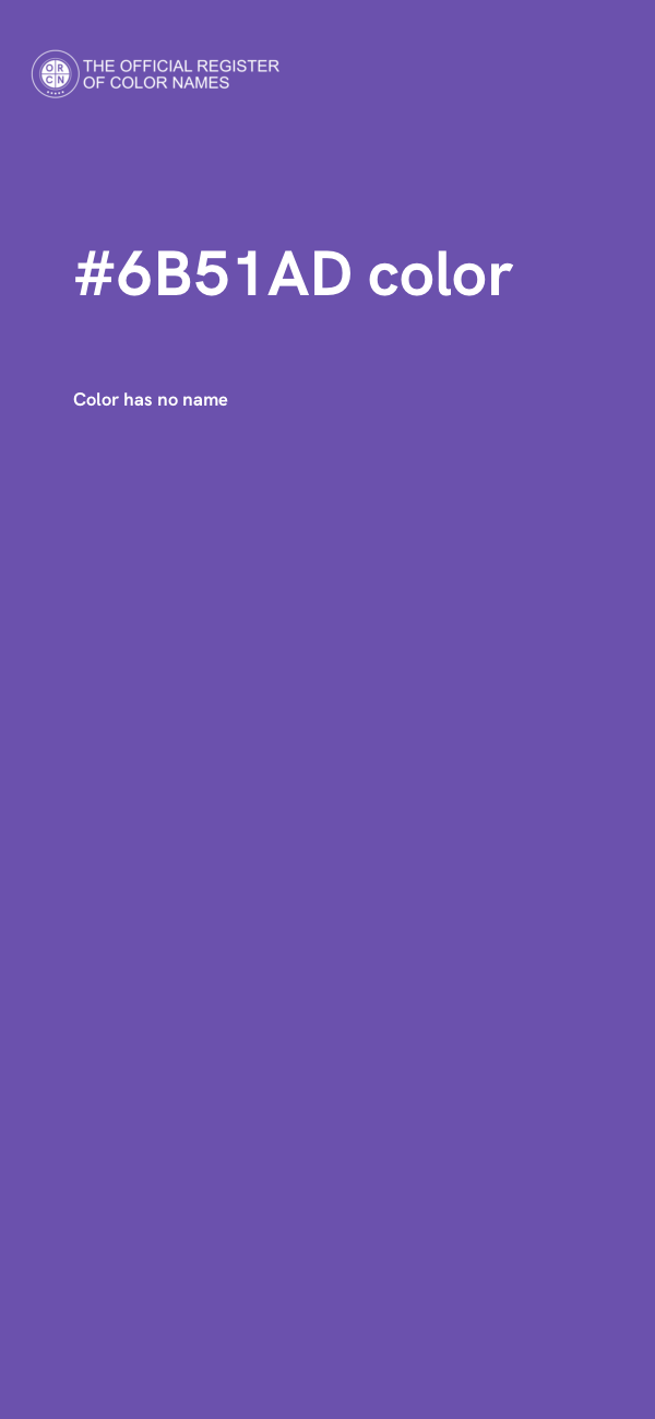 #6B51AD color image