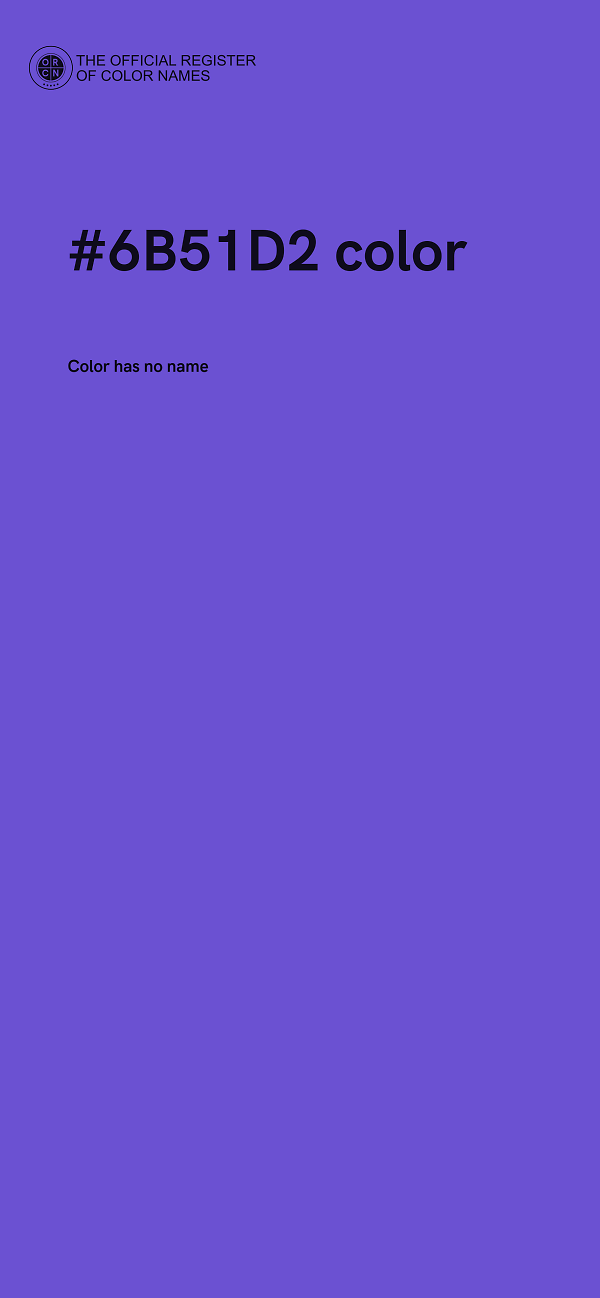 #6B51D2 color image