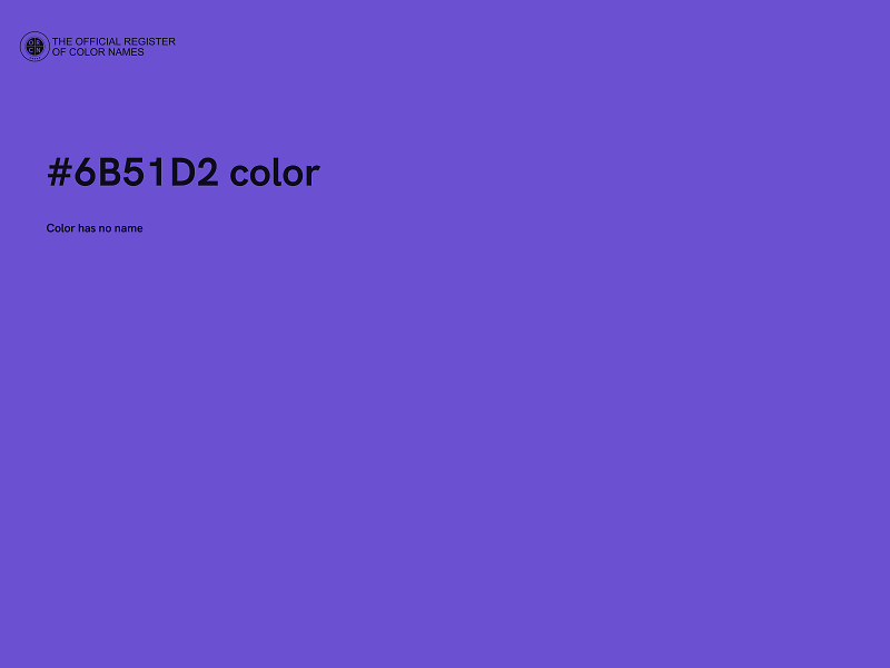 #6B51D2 color image