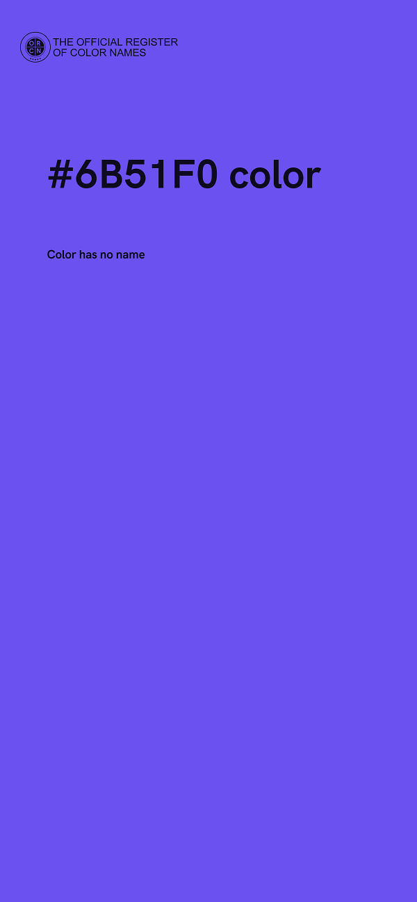 #6B51F0 color image