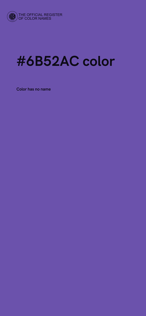 #6B52AC color image