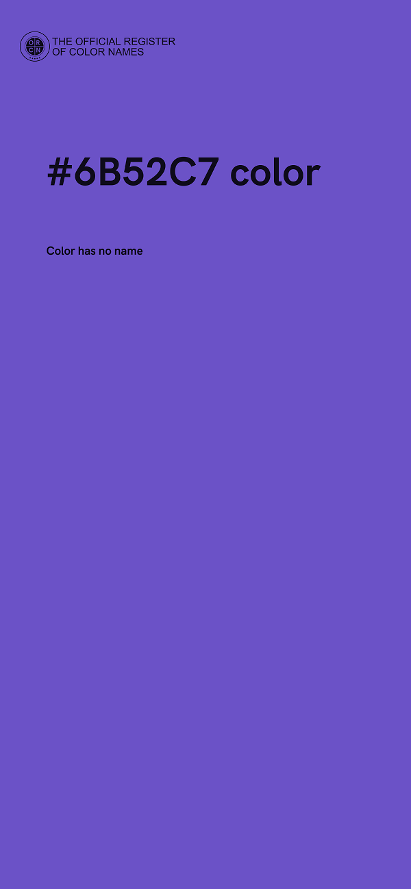 #6B52C7 color image