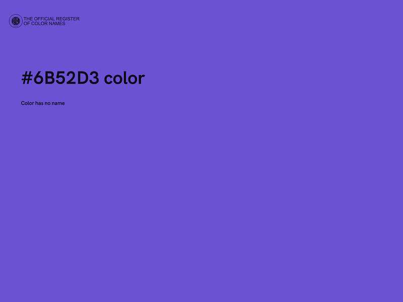 #6B52D3 color image