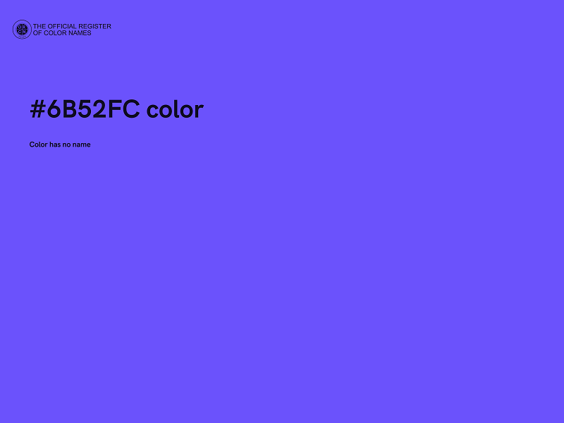#6B52FC color image
