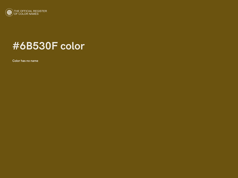 #6B530F color image