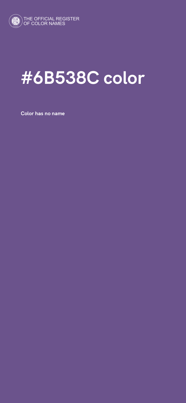 #6B538C color image