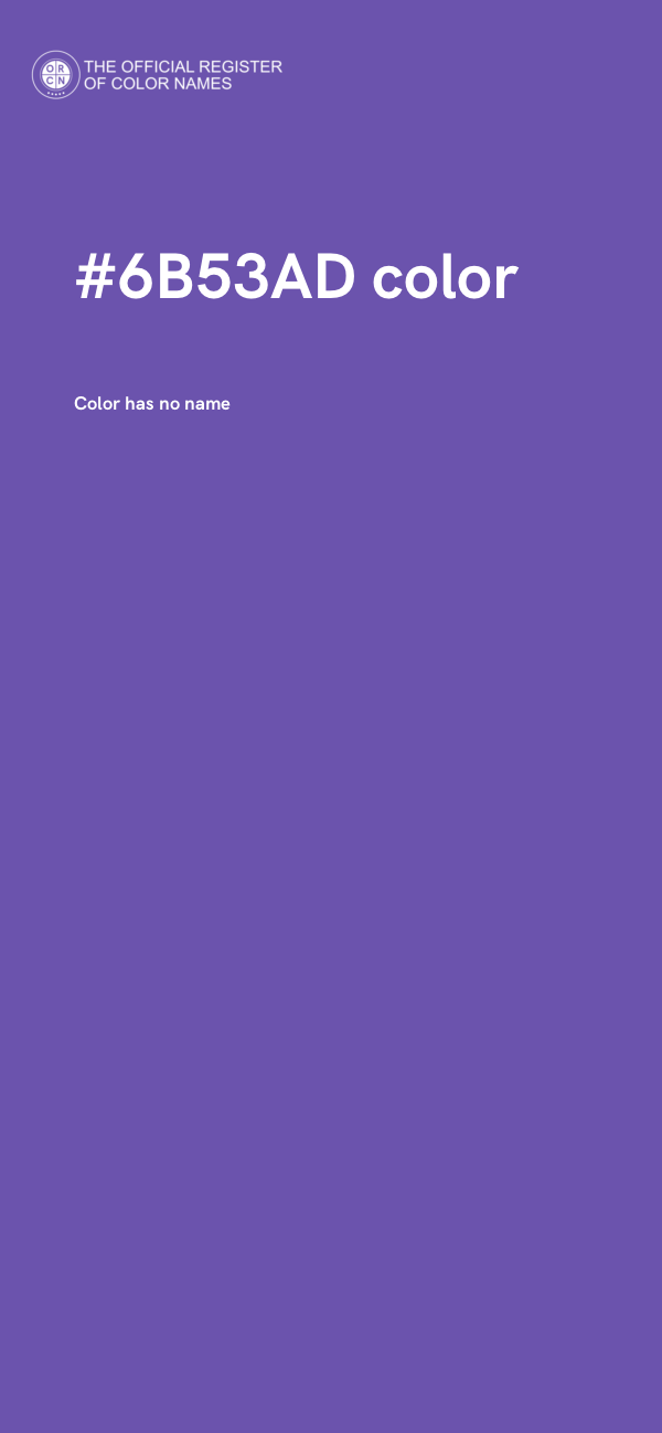 #6B53AD color image
