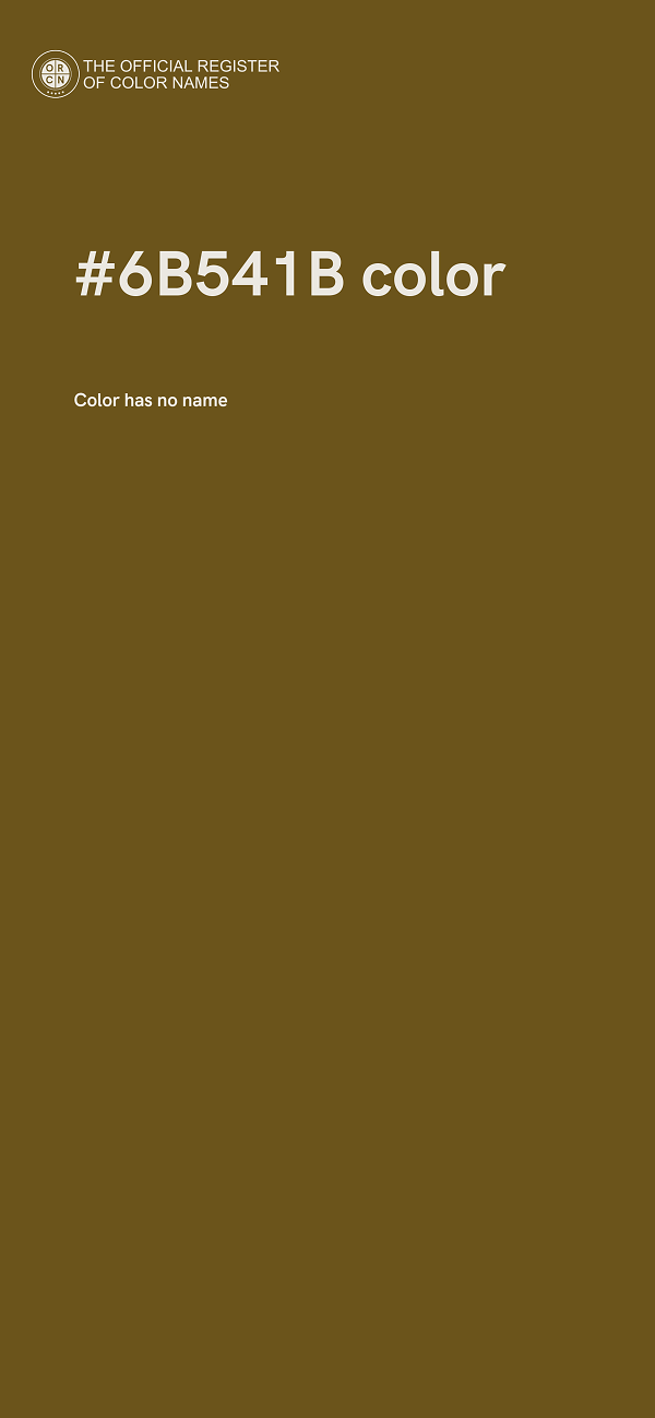 #6B541B color image
