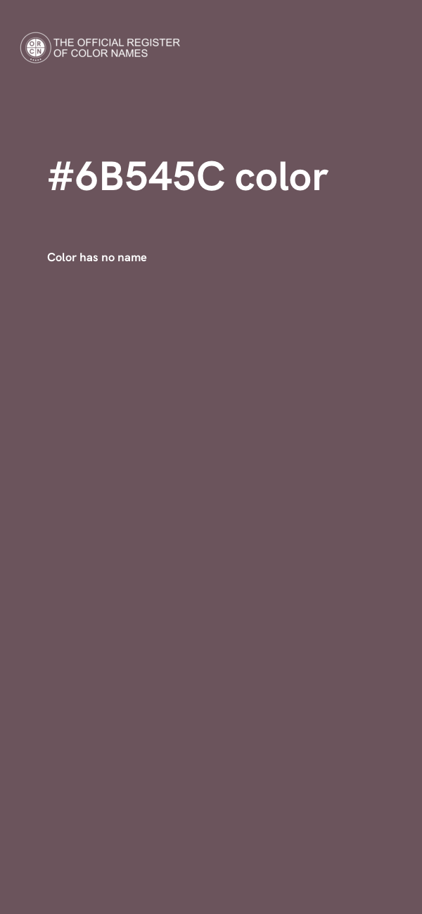 #6B545C color image
