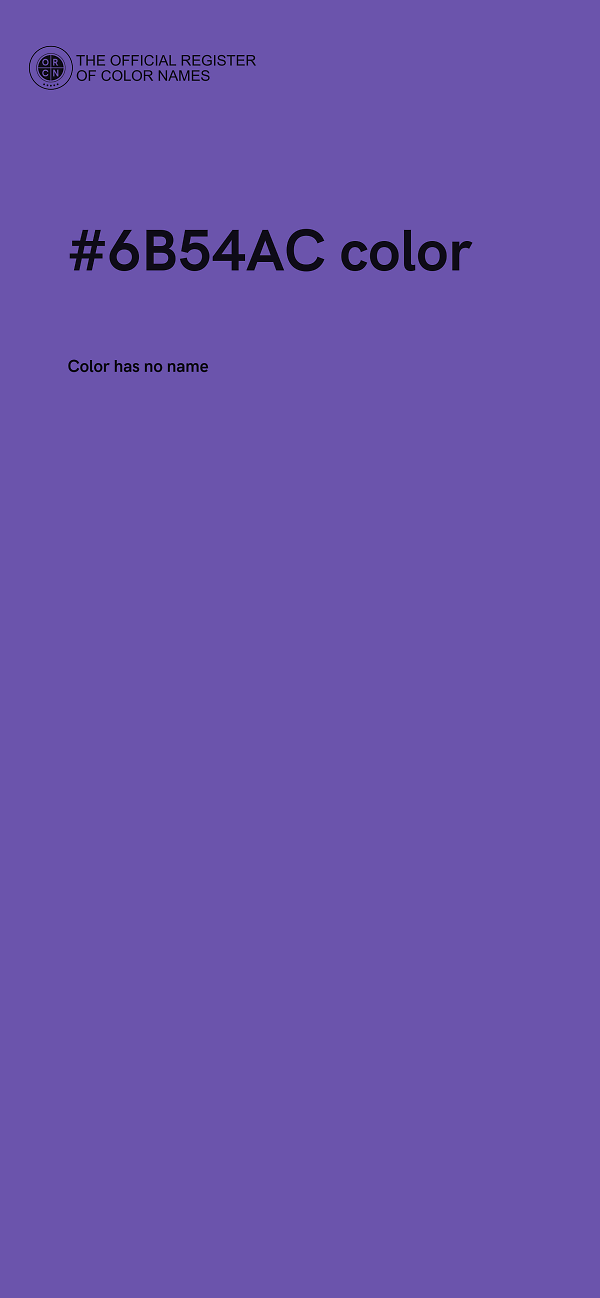 #6B54AC color image